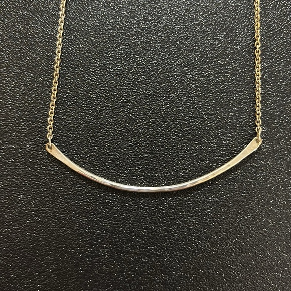 James Avery Hammered Crescent Changeable Charm Necklace - Picture 2 of 5